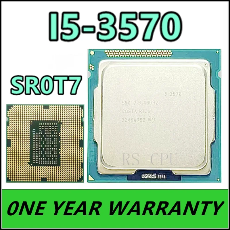 i5-3570 i5 3570 SR0T7 3.4 GHz Quad-Core CPU Processor 6M 77W LGA 1155