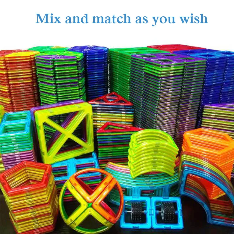 3D DIY Magnetic Designer Building Blocks Educational Toys for Children Gifts Creative Bricks