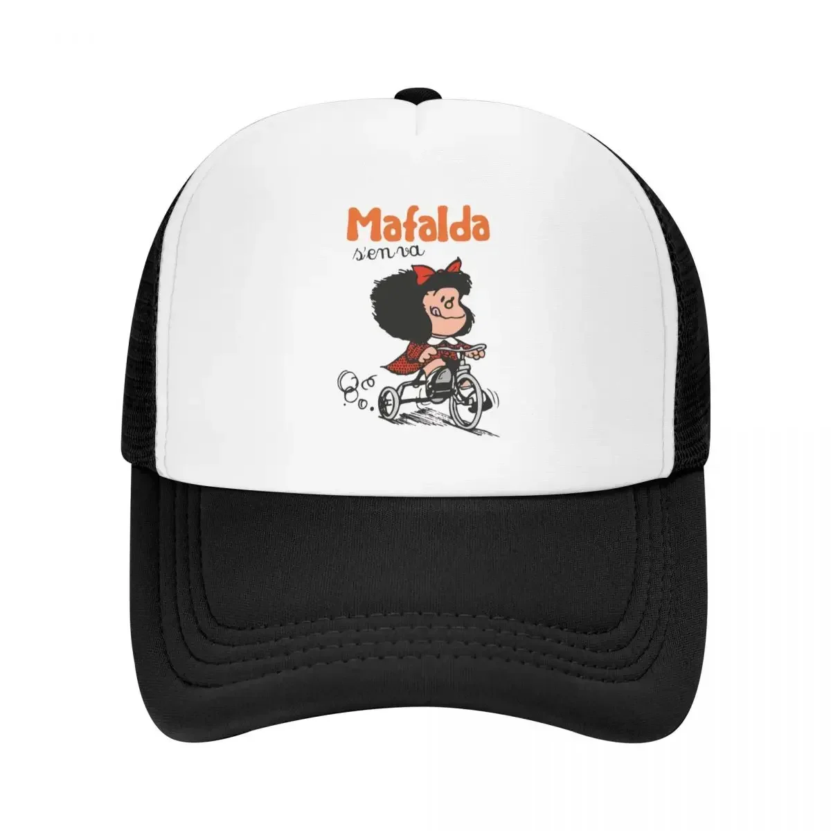 

Персонализированная бейсбольная кепка Quino Comic Cartoon Mafalda для мужчин и женщин, регулируемая шляпа дальнобойщика, спортивные кепки Snapback