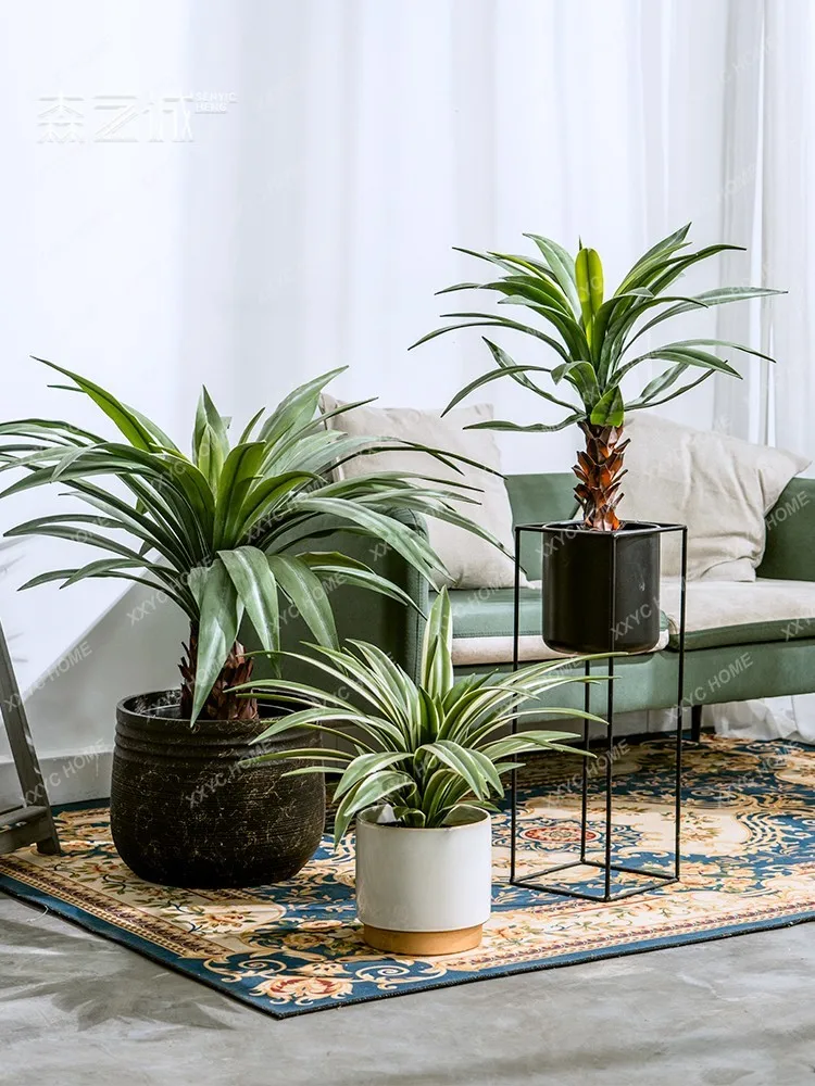 Simulation Dracaena Agave Fake Trees Greenery Potted Indoor Living Room Landscaping Decoration Decoration