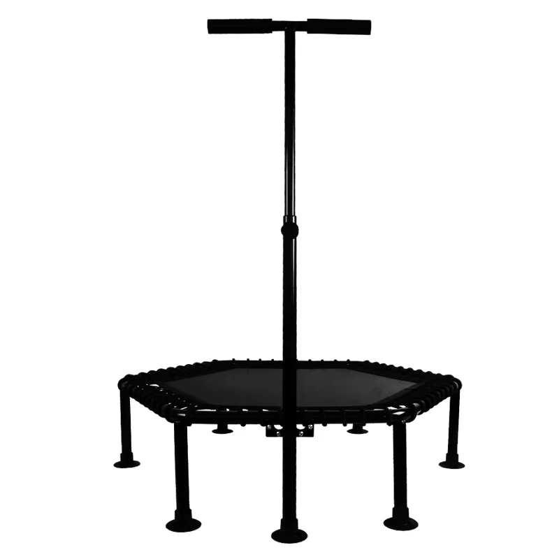 

2026 New Trend Mini Foldable Trampoline with Adjustable Handles-Multifunctional Indoor Adult Home Gym Cardio Rebounder