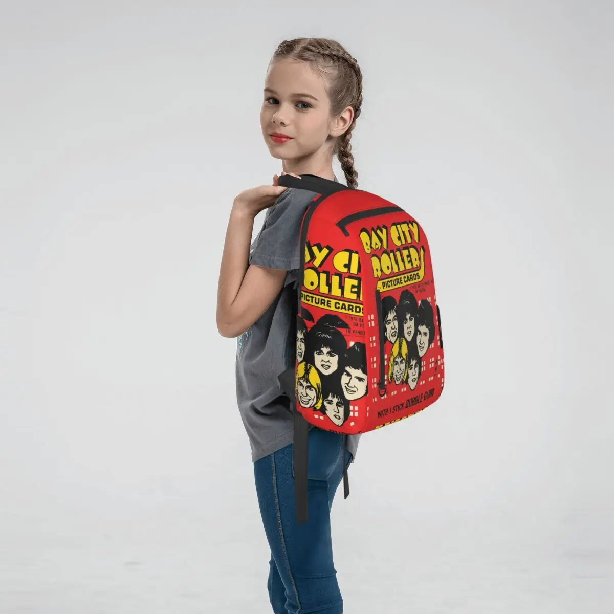 Bay City Rollers Music Band (1) Backpack Large Capacity Boys Girls BookBag School Bag Shoulder Bags for Men Women