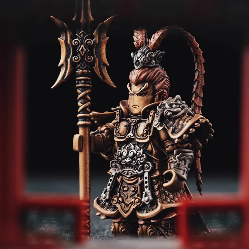 شخصيات ممالك ثلاثية إبداعية مصنوعة يدويًا لسطح المكتب أدوات معدنية EDC محمولة