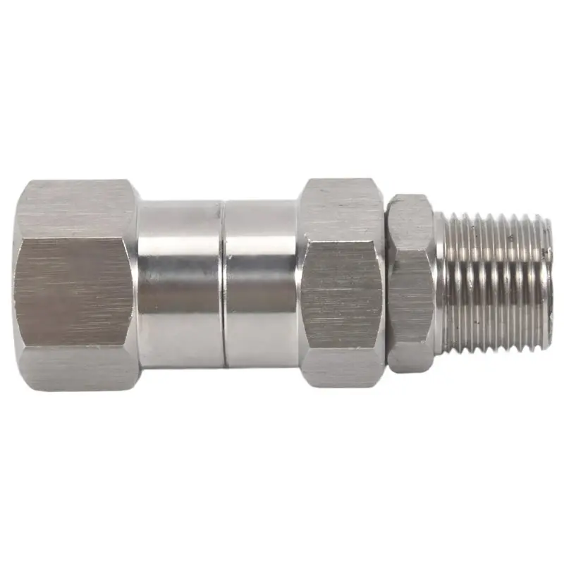 RALCA-1 Piece High Pressure Washer Swivel Joint 3/8 Inch Pressure Washer Hose Fittings Car Washing