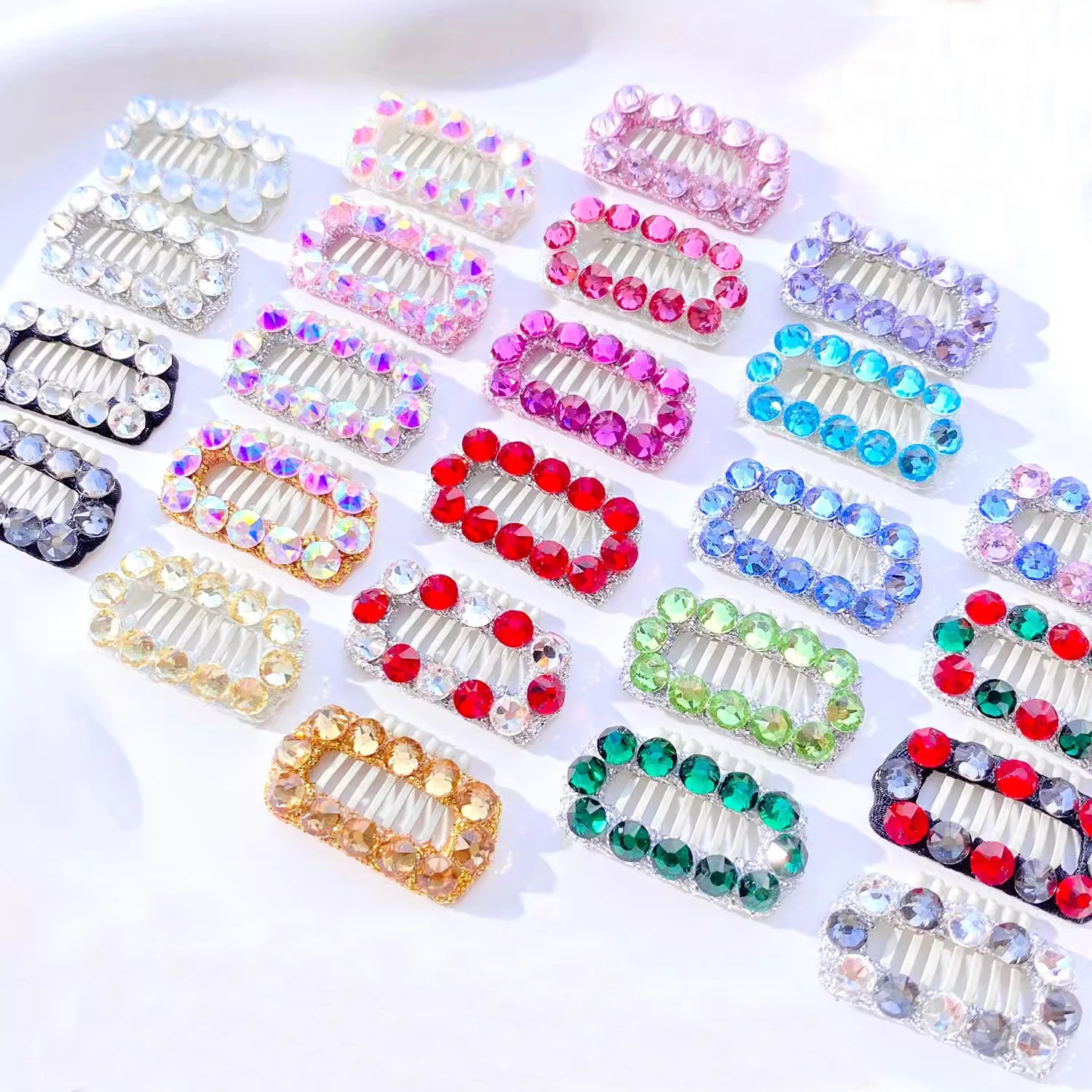 Cute Full Diamond Pet Dog Hairpin For Small Medium Dog Puppy Cat Hair Clips Pet Hair Accessories Dog Hair Grooming Chihuahua