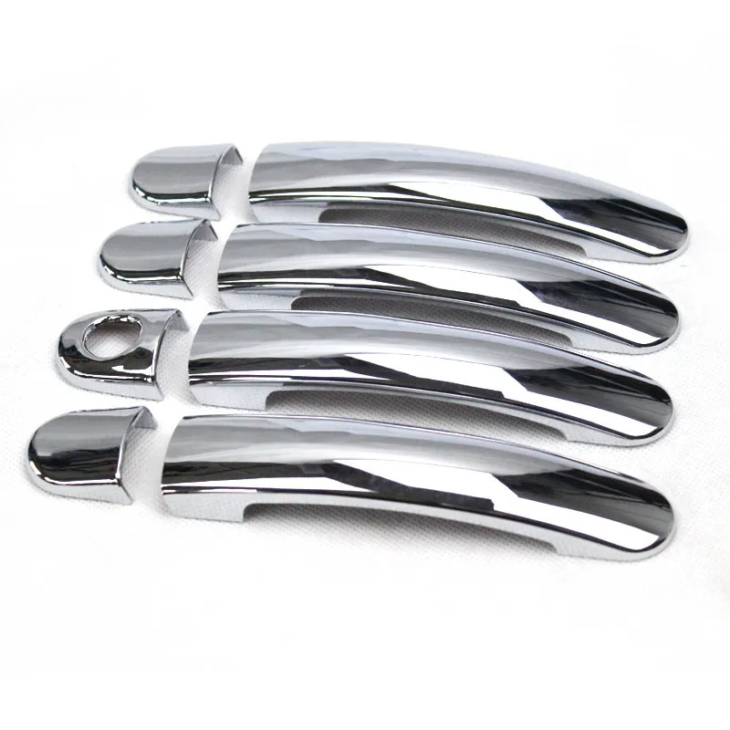 FUNDUOO For Skoda Rapid 2011 2012 2013 2014 2015 2016 High Quality ABS Chrome Door Handle Covers trim Overlays