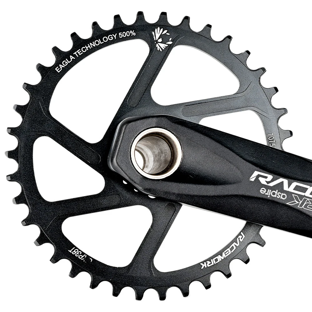 RACEWORK MTB 3/6mm Offset Kettenblatt Narrow Wide Mountainbike Kettenrad 32T 34T 36T 38T Krone für SRAM GXP NX 3-Loch Kurbelgarnitur – Detail 9