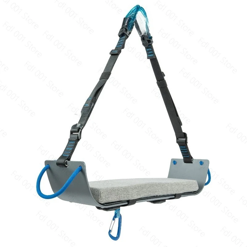Aluminum Suspension Work Seat Board with Sponge Pad Fall Protection Saddle for Window Washing High Altitude Working