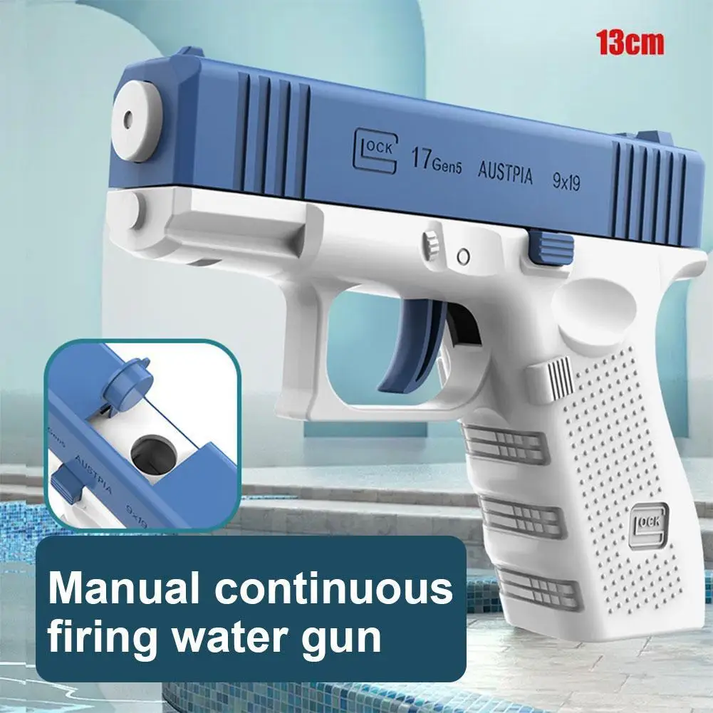 Brinquedo de pistola de água semiautomática - Pistola de esguicho de recarga rápida para crianças e adultos, jogo de luta aquática de verão ao ar livre