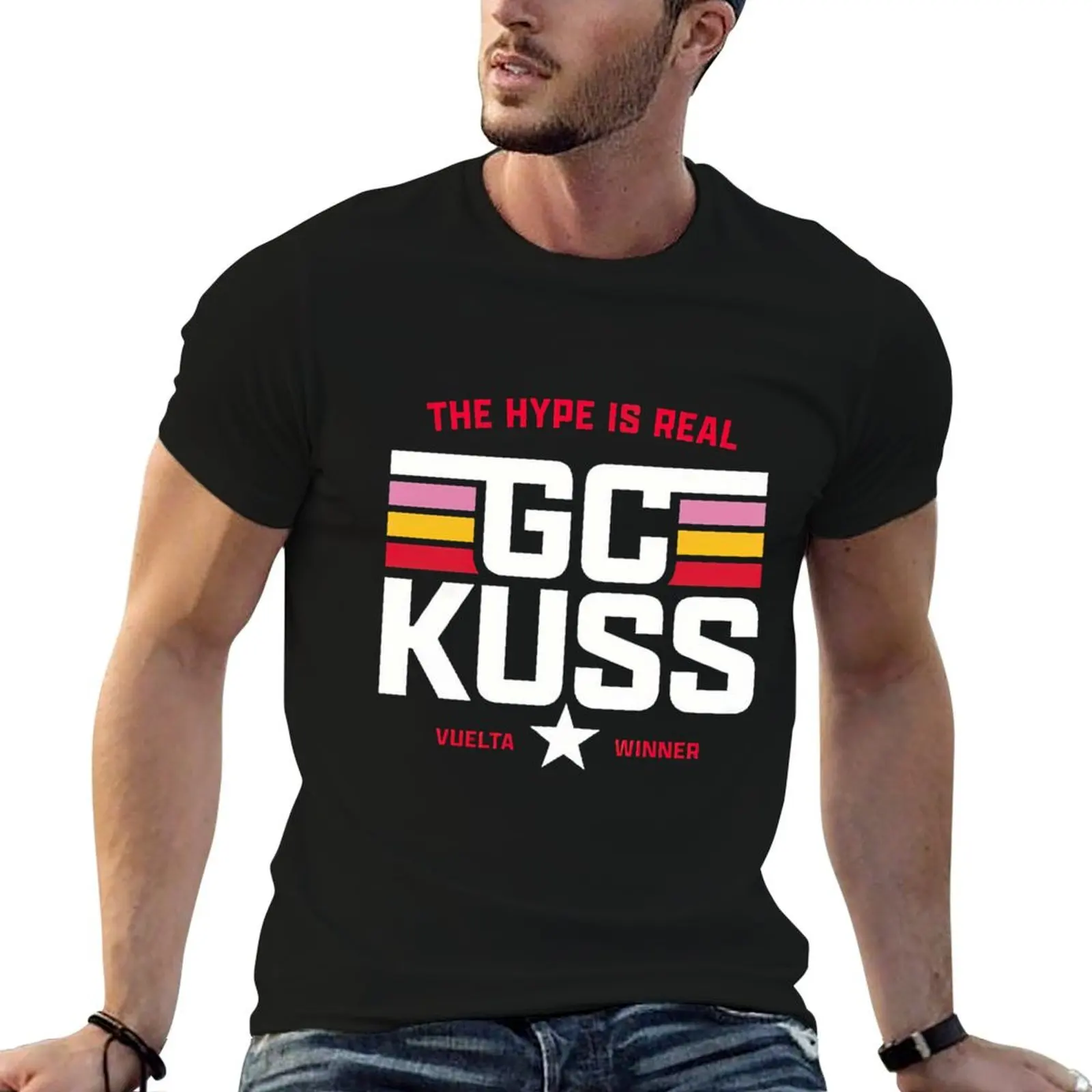 Casual Gc Kuss Vuelta 2023 T-Shirt Cool Feeling Summer Tee Shirt