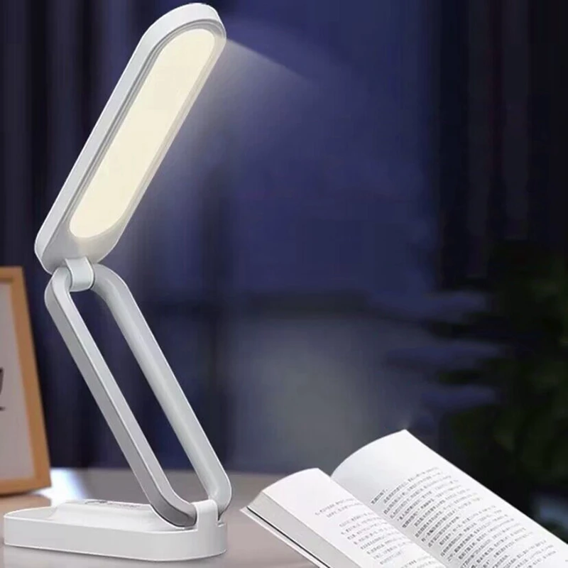 

LED Desk Lamp For Office Home Rechargeable Lamp Foldable & Portable Light Dimmable Wireless Reading Lamp