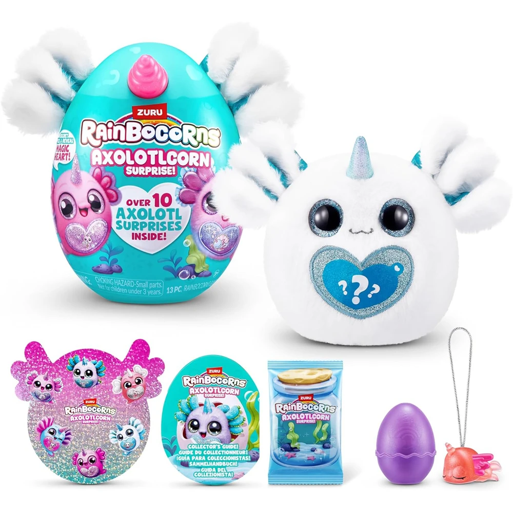 Zuru Rainbocorns Axolotlcorn Surprise Egg Unicorn الجنية ماجيك البيض تحصيل الاتجاه لعبة صندوق أعمى فتاة هدية #1
