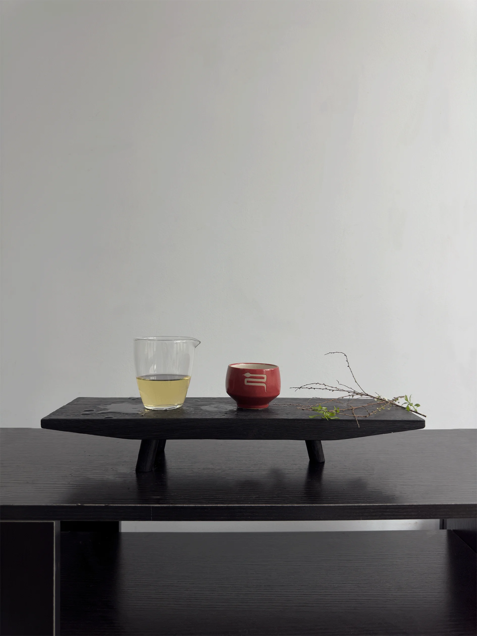 Handmade Minimalist Style Wooden Tea Tray Rectangular Small Size New Chinese Style Homestay Tea Room Decorations Wooden Tea T...