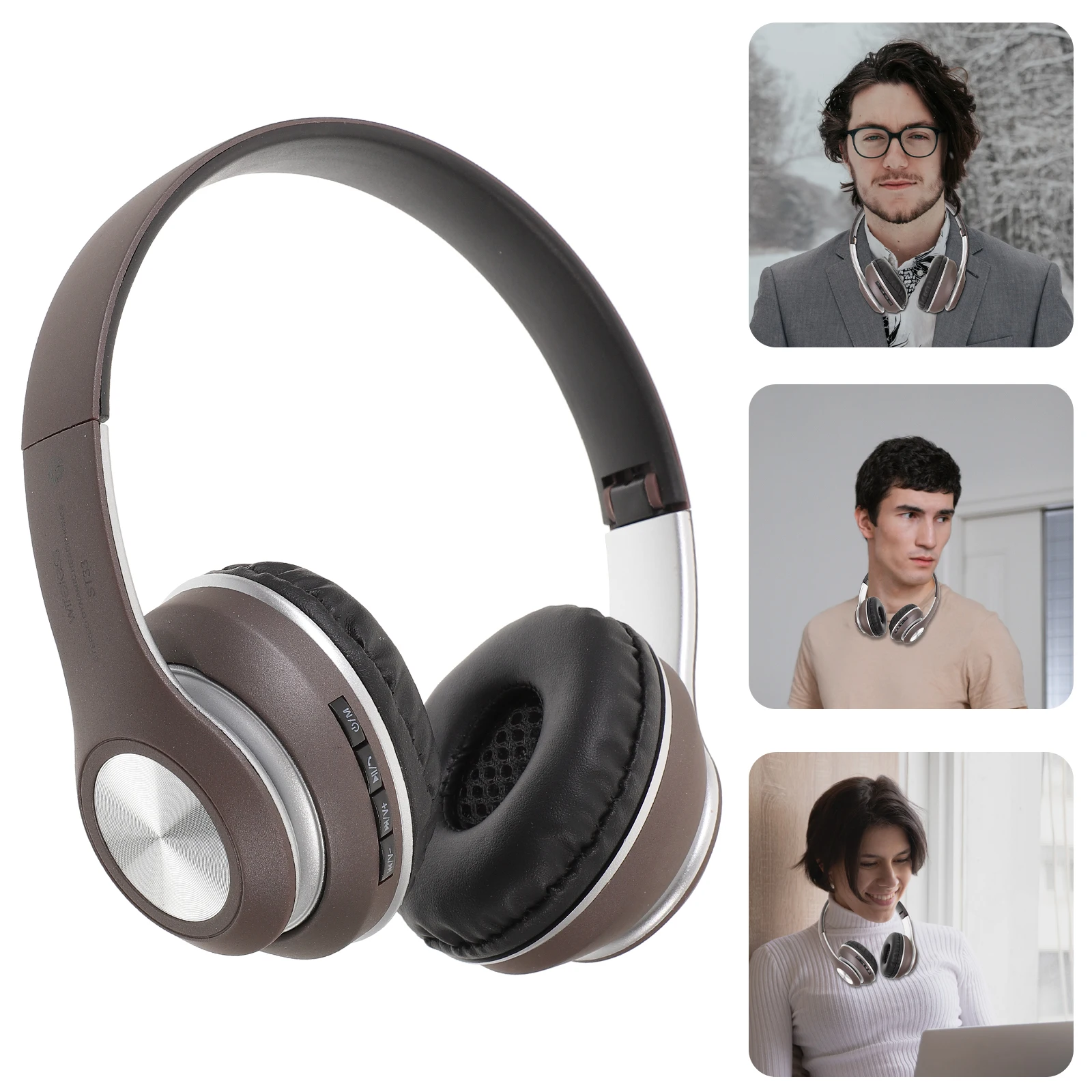 

Earphone Wireless Headphone Headphones Headset Folding Sports Portable