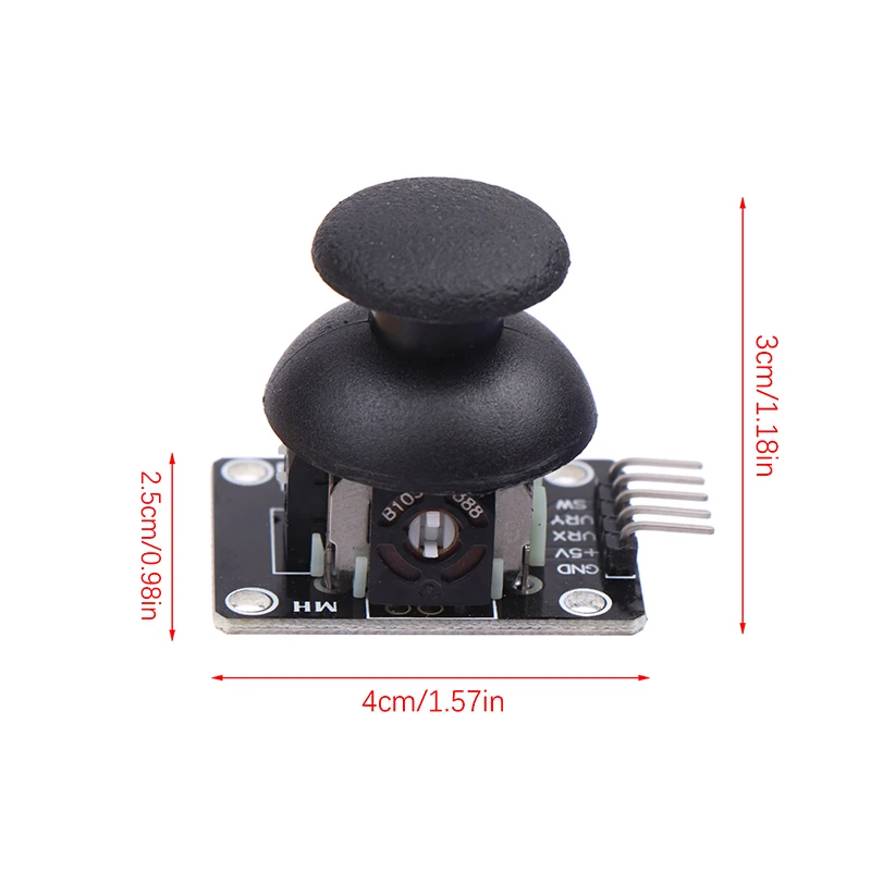 Módulo Joystick Resistência Ajustável para Arduino, Dual-Axis, XY Joystick Módulo, PS2 Joystick, Control Lever Sensor, KY-023, avaliado 4.9, 5V, 1PC