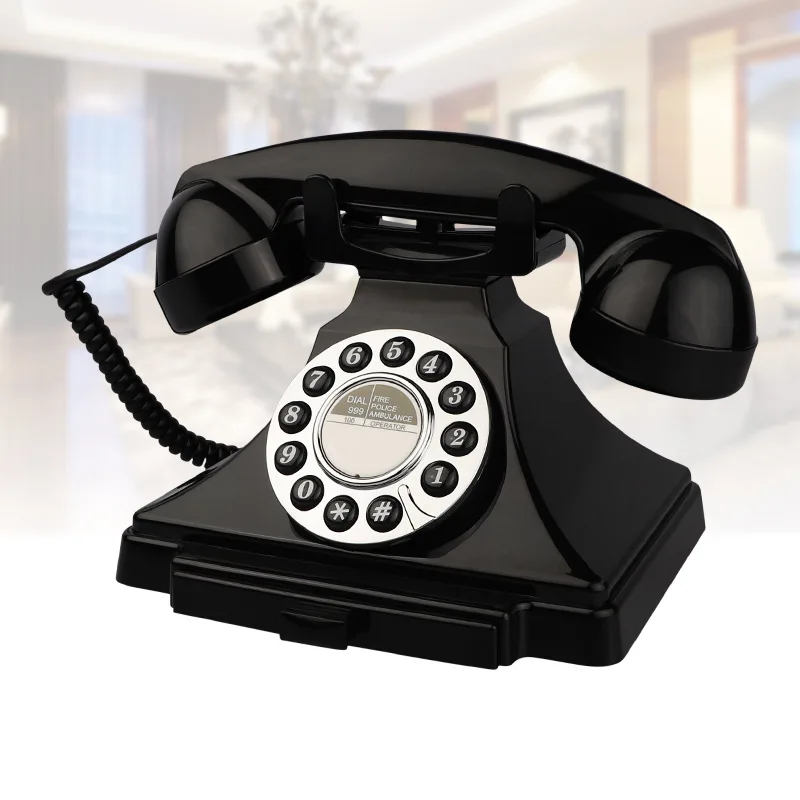 Vintage Telephone Hotel Home Office Fixed Landline Antique Phone view 6