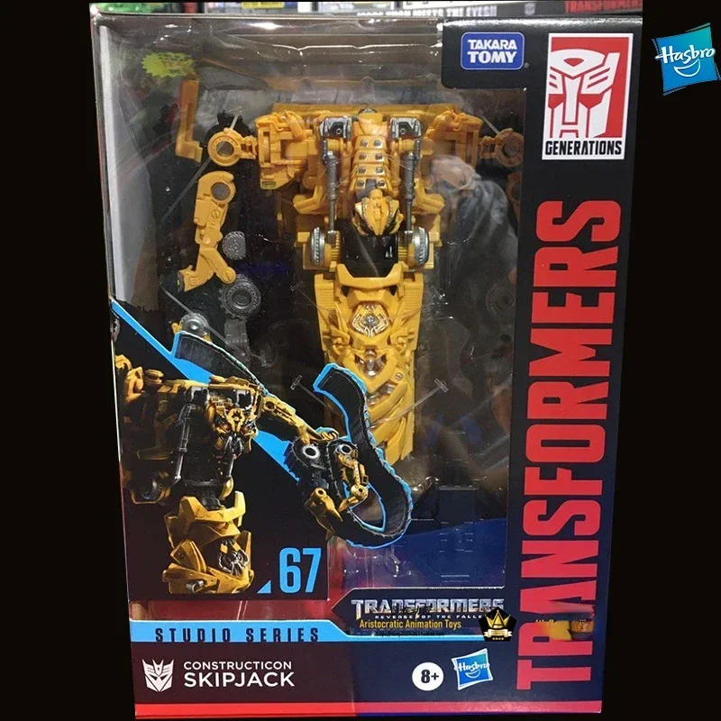 Hasbro-Transformers Genuine, Skipjack Autobots, Action Figure, Brinquedo Herói Animado, Coleção de Presentes de Aniversário para Crianças