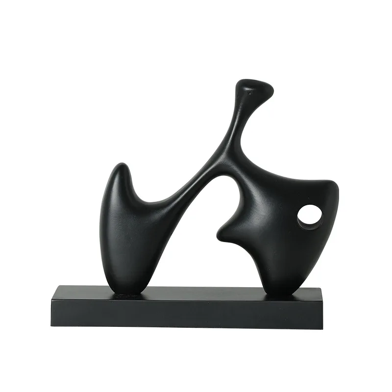 Italian minimalist abstract art dance shadow resin ornaments home villa living room desk decoration crafts