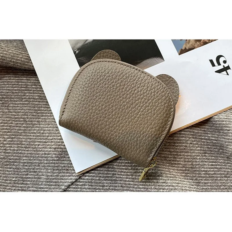 Creative Elephant Women Card Holder Brand Design Genuine Leather Card Case Excellent Real Cowhide Coin Purse For Female Card Bag