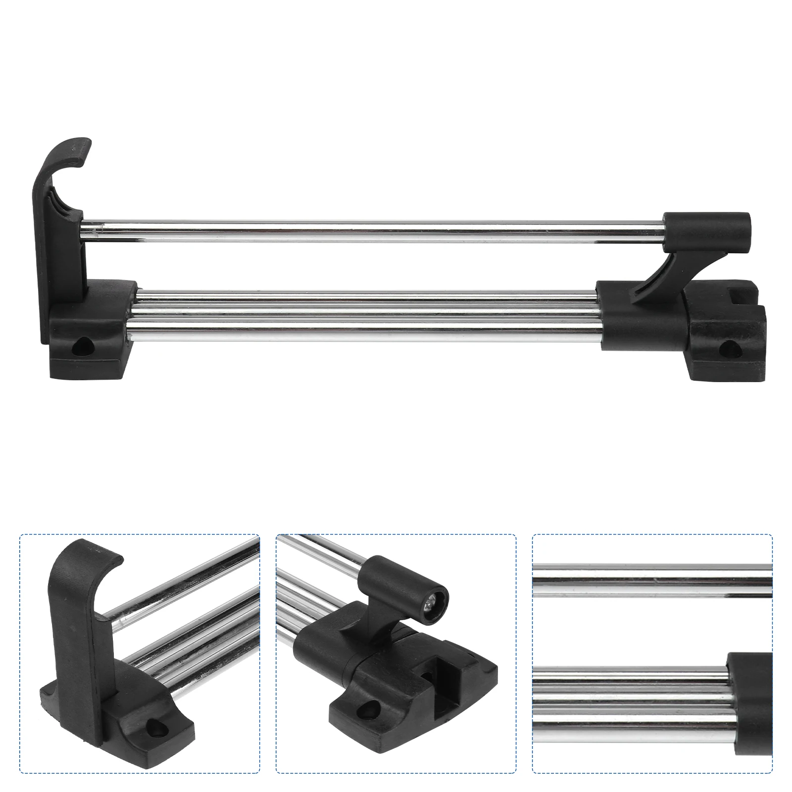 

Telescopic Clothes Hanger Rack Wardrobe Closet Retractable Coat Racks Sliding Bars Non Slip Strong Storage Solution