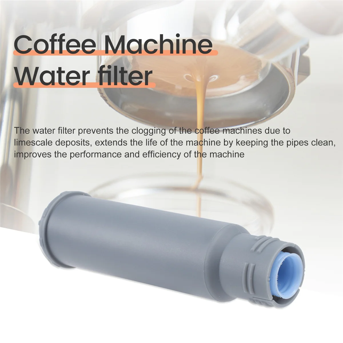 1 pz cartucce filtro acqua macchina da caffè per Melitta, Krups Claris F088, filtro acqua macchine da caffè automatiche Nivona