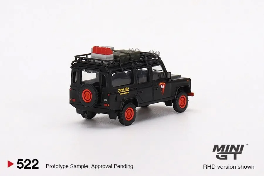 MINI GT 1:64 MINIGT 64 LandRover Defender 110 Mobile Brigade Corps MGT00522-R FIGURE MOBILE Brigade Corps (Brimob)  MGTAC22