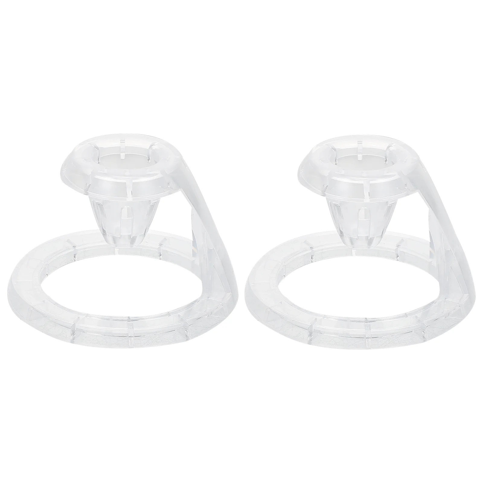 

2 Pcs Pen Base Printing Stand 3D Rack Wire Small Fish Tank Brush Holder Plastic Accessory