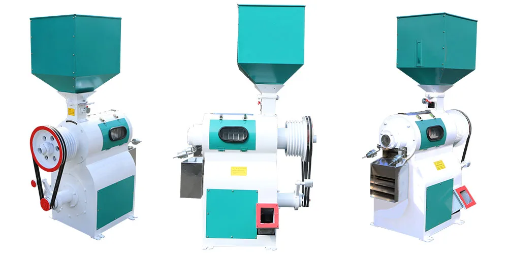 Output 1-1.5T/H TQN128 Rice Whitener with Emery or Iron Roller for Rice Milling Plant