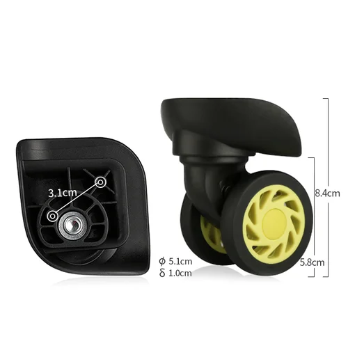 Imagen 2 del producto Adecuado para American Tourister 85A ruedas universales para maleta accesorios de equipaje repuestos silencioso nosotros