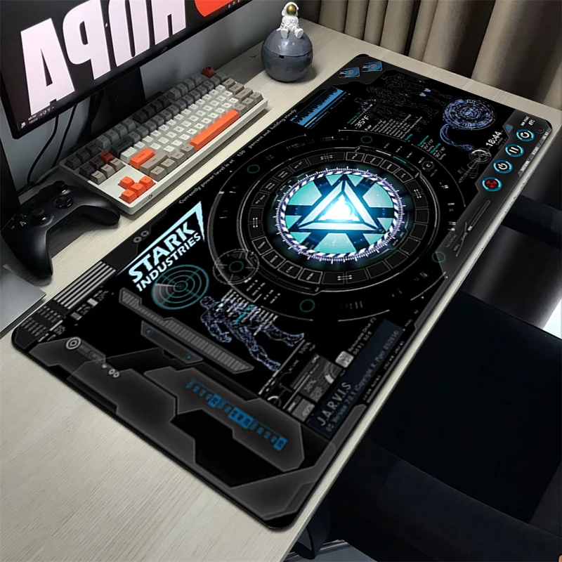 

Mause Pad Gamer Accessories Iron Mans Xxl Mouse Pad Cute Mousepad Anime Carpet Gaming Laptop Desk Mat PC Gamer Cabinet Deskmat