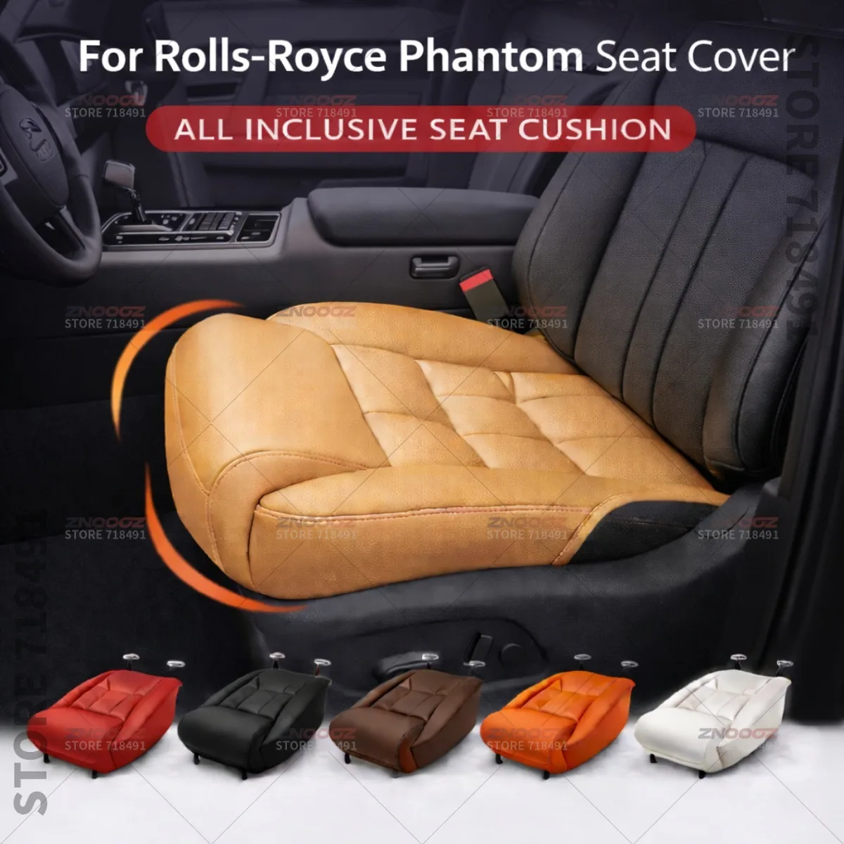 

Подушка-удлинитель для поддержки ног в автомобильном сиденье из пены с эффектом памяти, аксессуар для интерьера Rolls-Royce Phantom