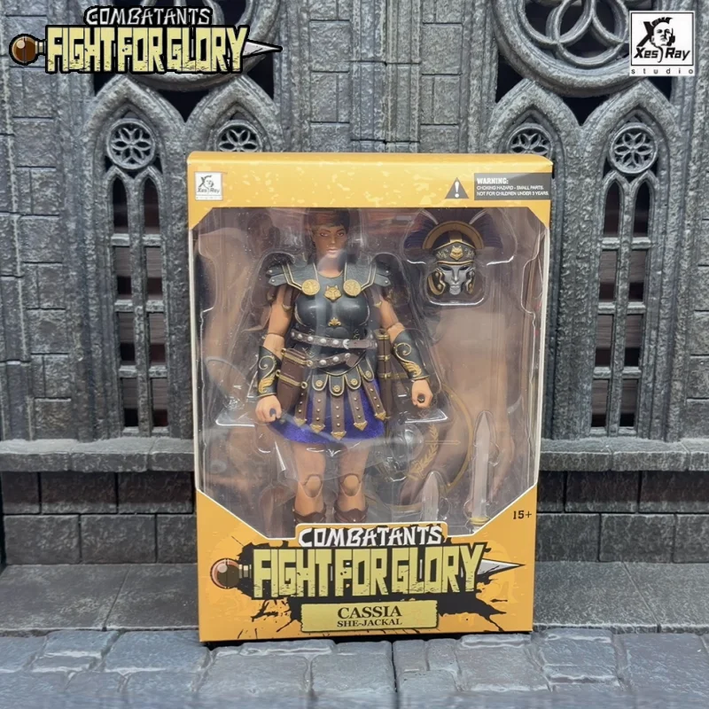 Figura de Acción XesRay Gladiator Battle of Glory Cassia Medocus Berenice 1/12, Articulada, Soldada Romana, Coleccionable, Regalo