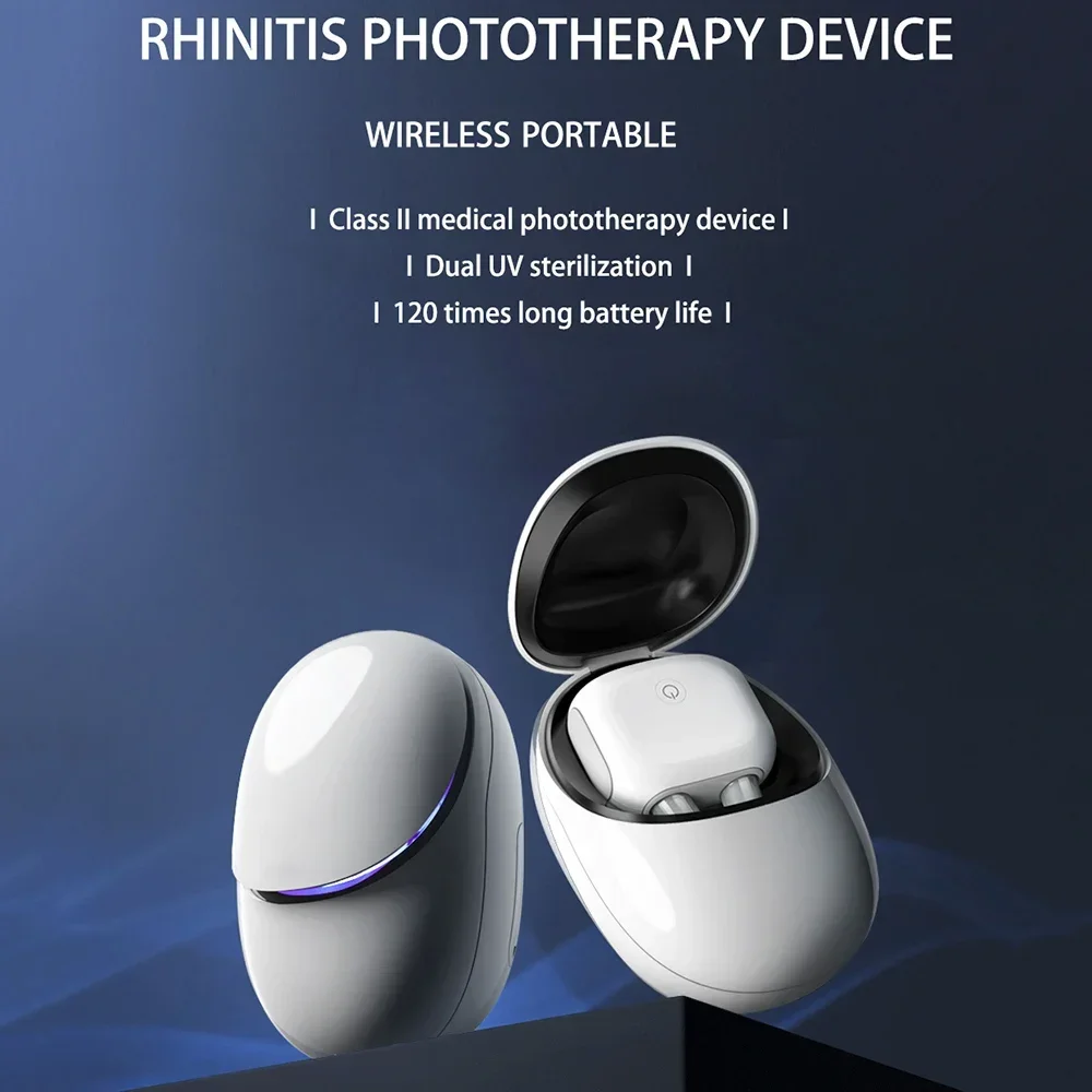 Bio Light 650nm Rhinitis Sinusitis Alleviate Device Hay Fever Runny Sneeze Physical Non-invasive Nasal Care Devicer