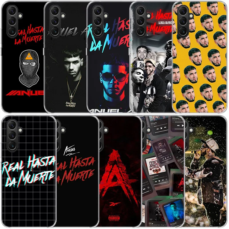 Anuel AA Real H-Hasta La M-Muerte Clear Phone For Samsung Galaxy A52S A42 A32 A22 A12 A02S A70 A50 A40 A30 A20 A20E A71 A51 A41