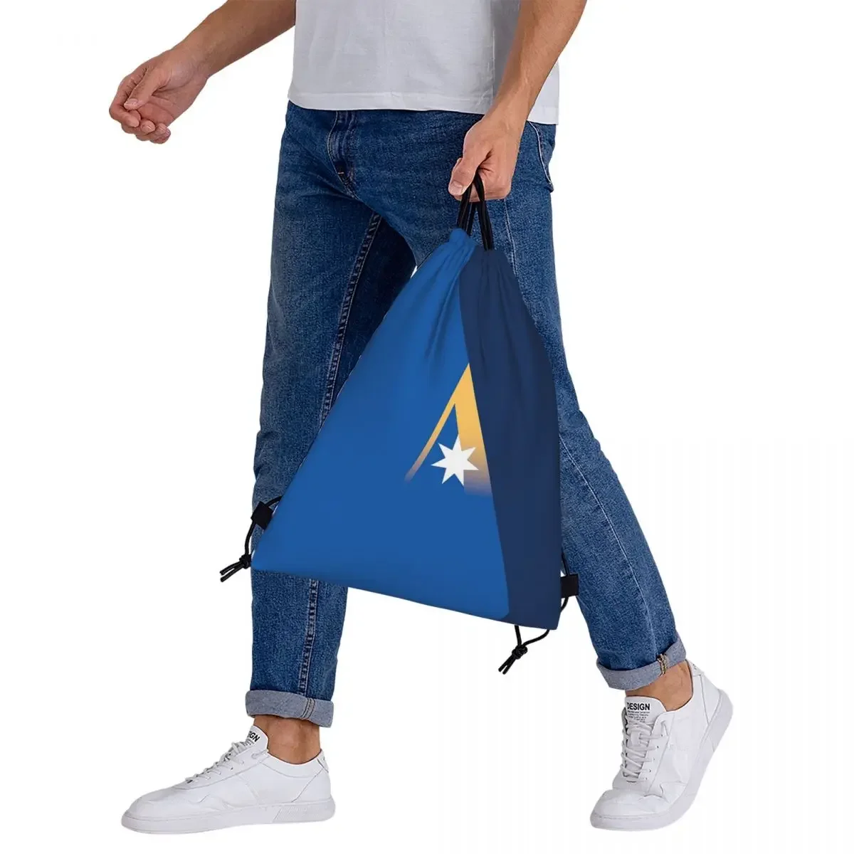 Ansett Australia Logo Backpacks Multi-function Drawstring Bags Drawstring Bundle Pocket Sports Bag Book Bags For Travel School