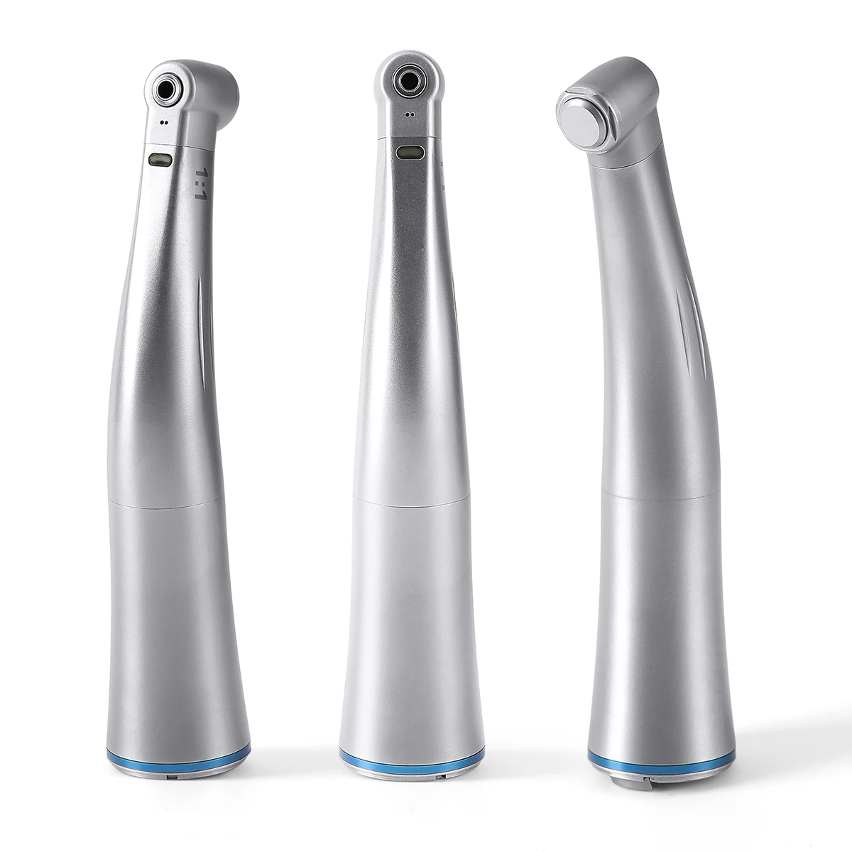 AZDENT Dental 1:1 LED-Faseroptik-Handstück, Winkelstück mit internem Wasserspray, Druckknopf, niedrige Drehzahl, blauer Ring, Zahnarztwerkzeug – Detail 13