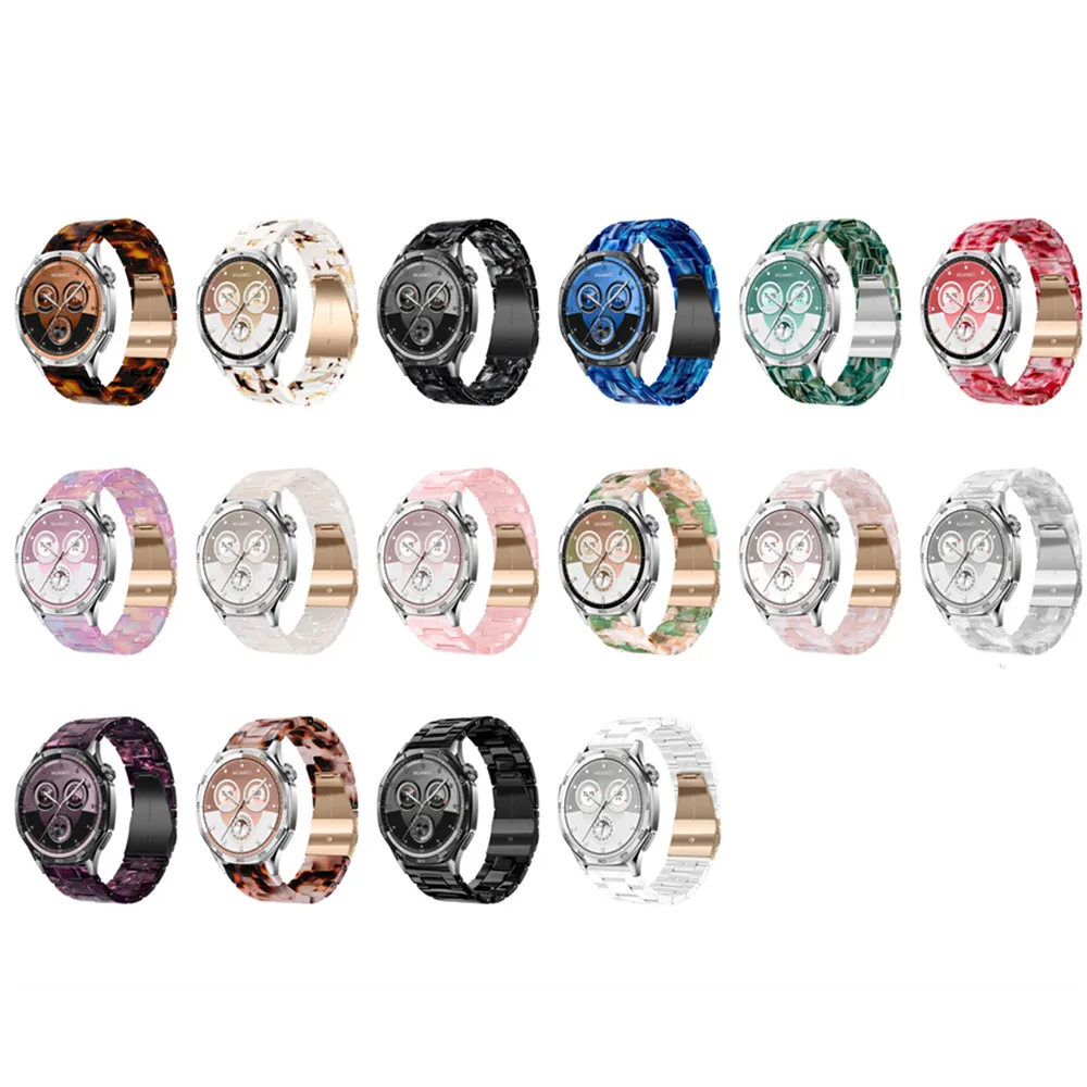 Tali Universal Resin Tiga Manik 20MM 22MM untuk Huami amazfit GTS 2 3 / GTR 2 3 4 / Gelang Jam Aktif 2