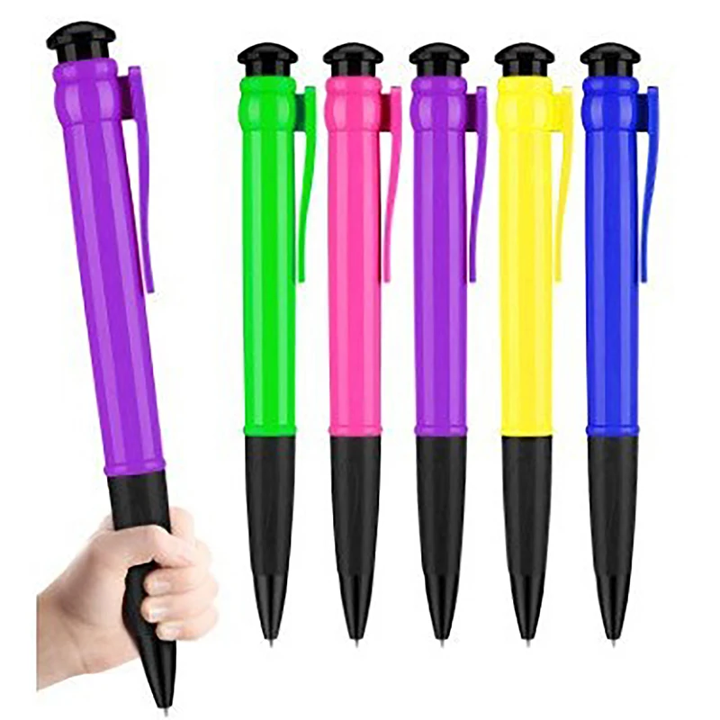 28cm Big Giants Pen Personality Stationery For School Props Toy Gifts Big Giant Ballpoint Pen Neutral Pen Writing Supplies 0.5mm