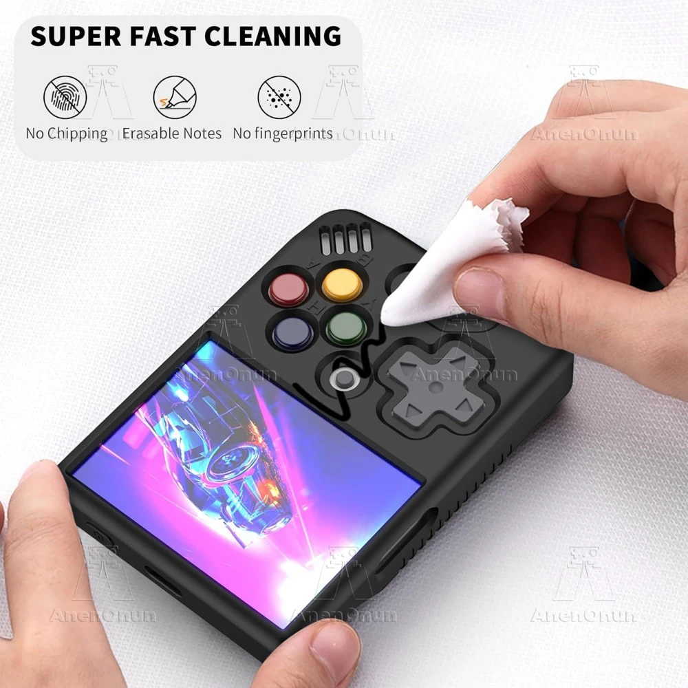 Miyoo Mini V4/Miyoo Mini Volledige beschermhoes met koord Anti-val Anti-kras Zwart Siliconen Soft Shell Cover Accessoires