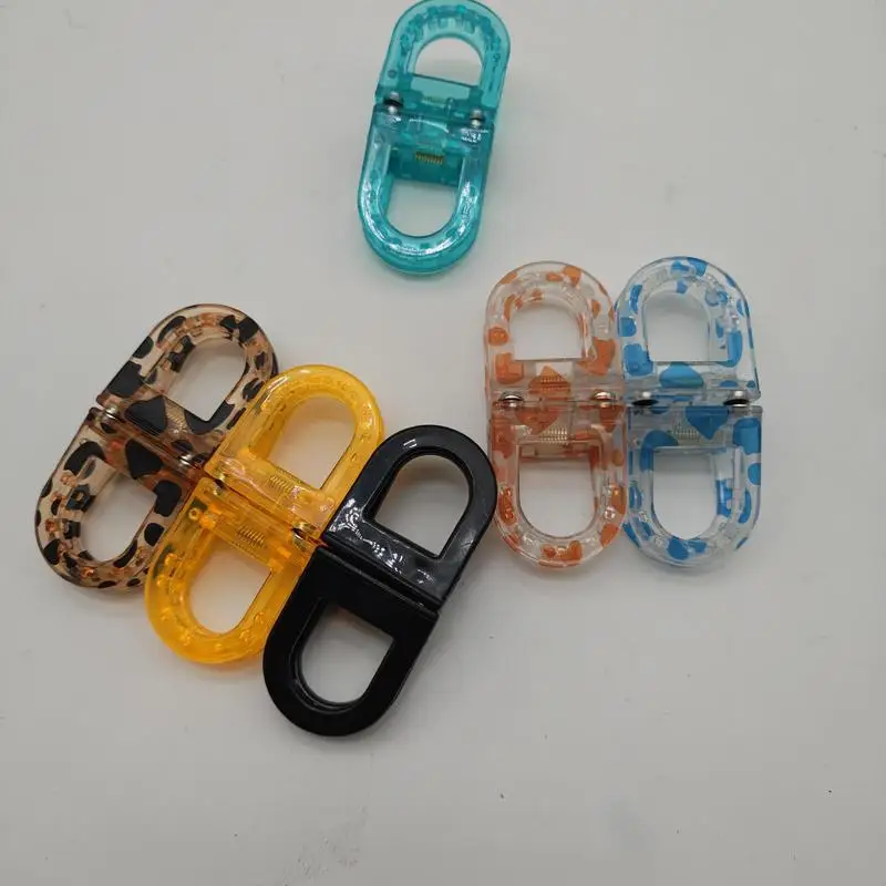 

Умные магнитные заколки для волос в форме буквы B, прозрачные, с леопардовым принтом, однотонные, аксессуары для волос для женщин и девочек, для повседневного использования и вечеринок