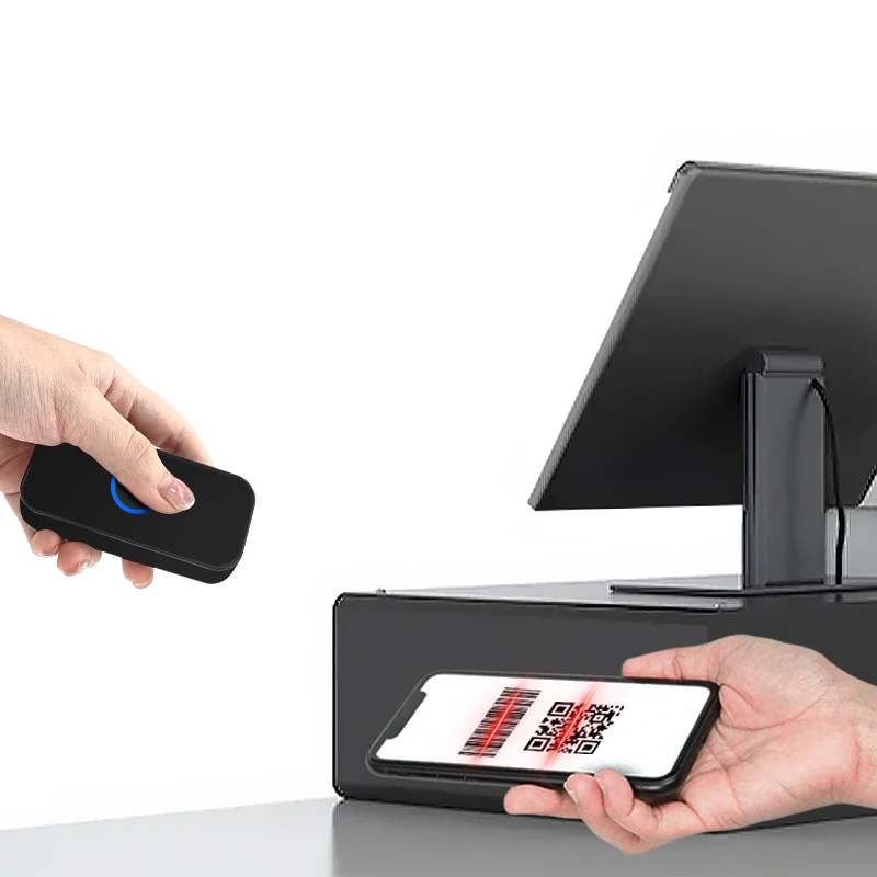 

2011D Mini For Barcode Scanner 2D QR 1D Portable USB//2.4G In Stock Black 2-Year Warranty