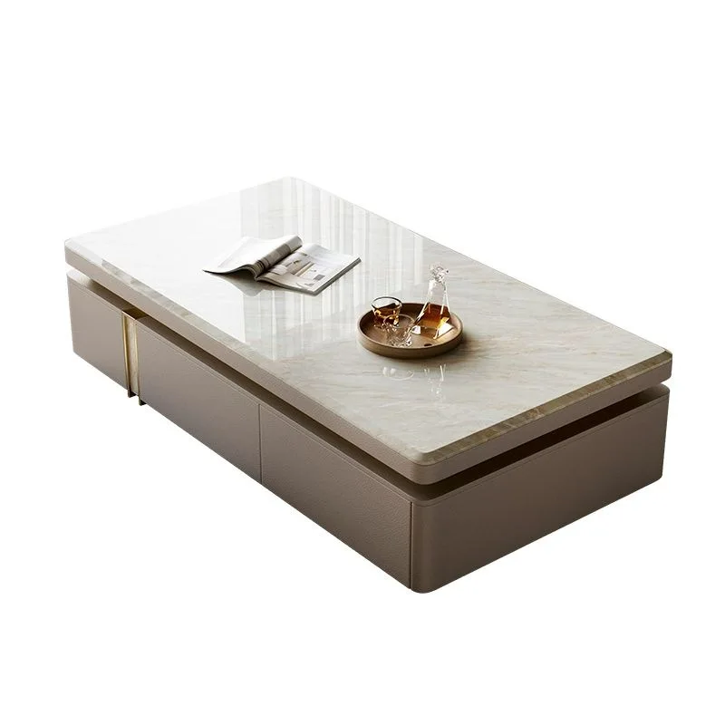 

Marble, coffee table, light luxury, minimalist, rectangular, villa, high-end, modern, TV cabinet