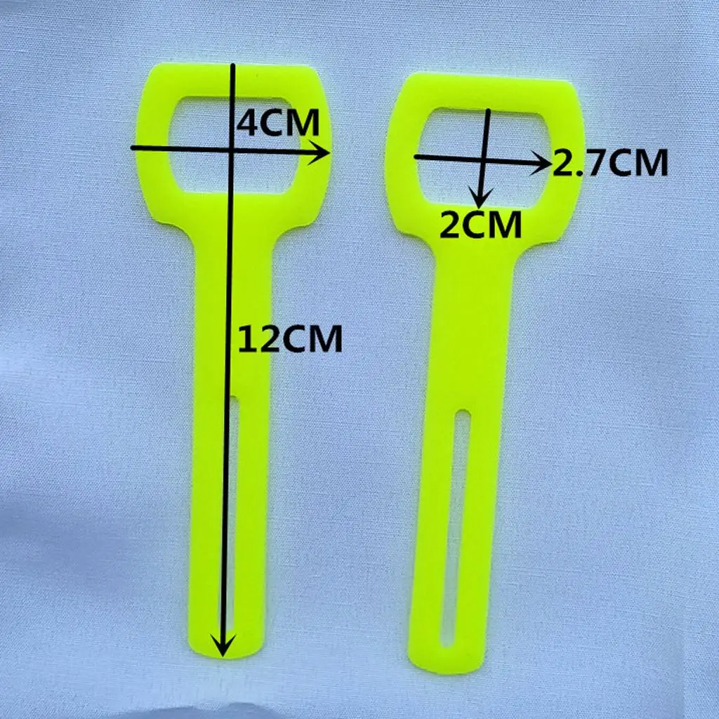 2 Silicone Support Straps for SCUBA 2nd Stage pus Controller