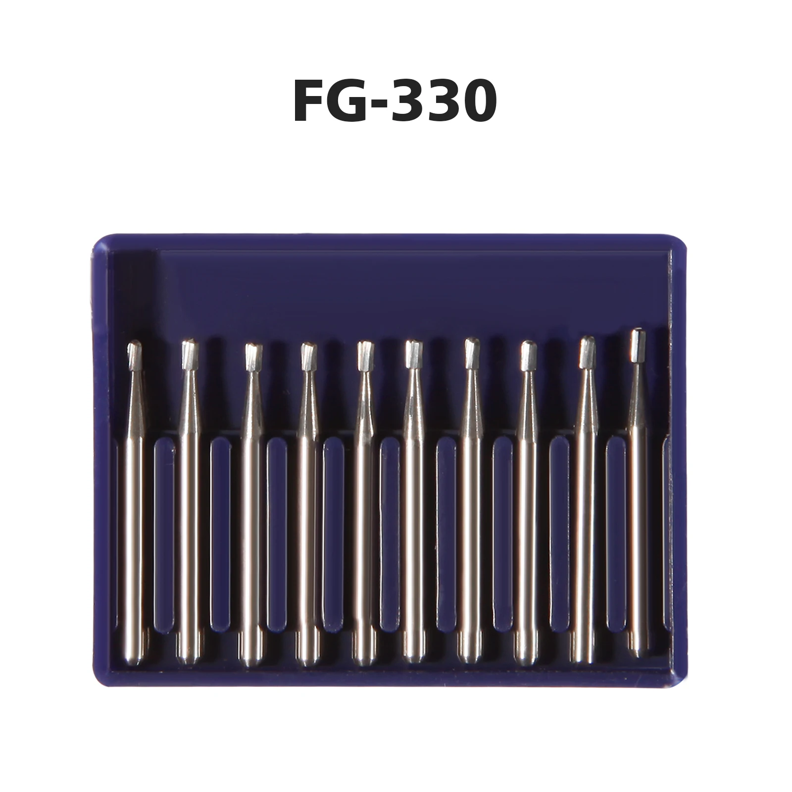 10 Pcs/box Dental Rodada Carbide Aço Burs FG 1.6 Bur Brocas De Polimento Para Alta Velocidade Handpiece Alta Qualidade