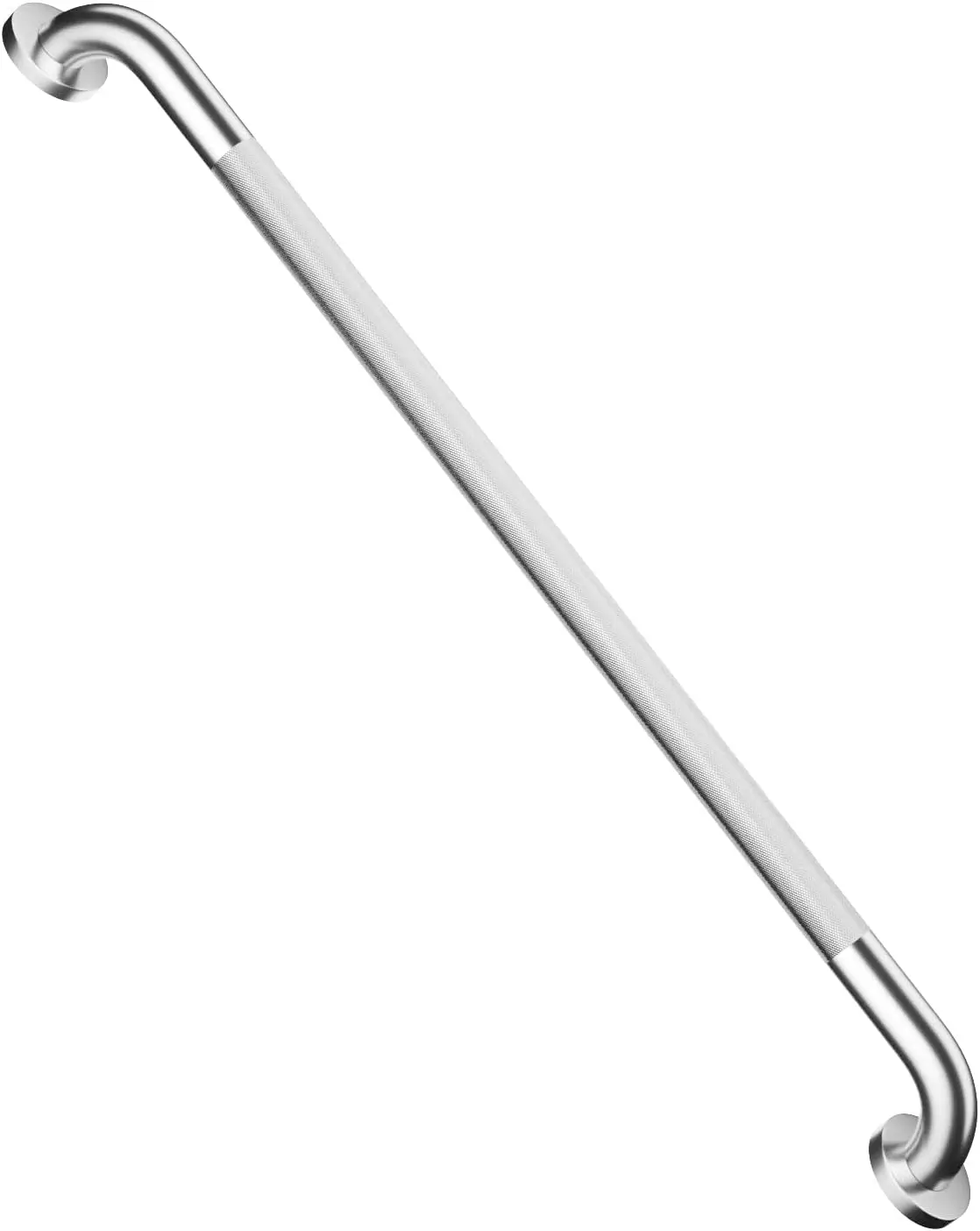 

32 Inch Anti Slip Shower Grab Bar, Stainless Steel Safety Handrail for Elderly, 500 lbs Capacity, Satin Nickel