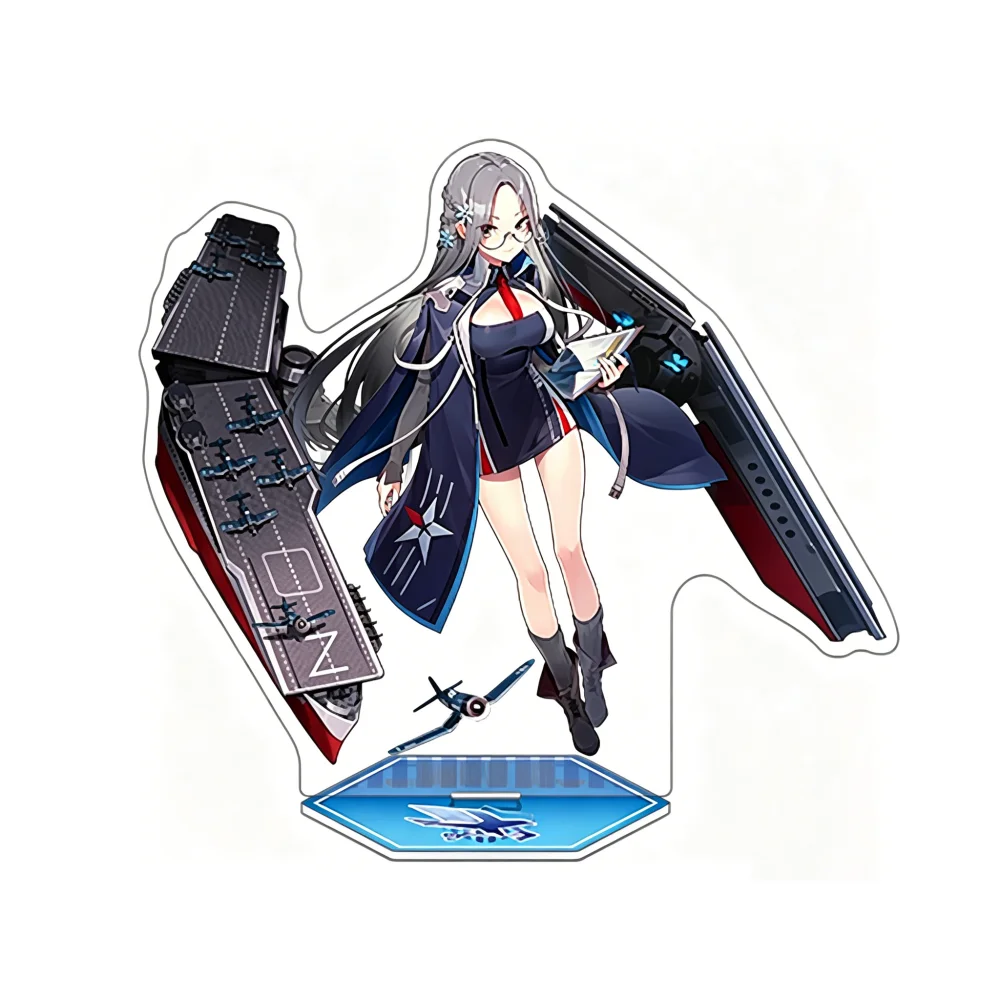 Azur Lane Acrylic Stand Keychain 2026 New Battle Ship Style Enterprise Belfast Takao Sovetsky Soyuz Character Merch