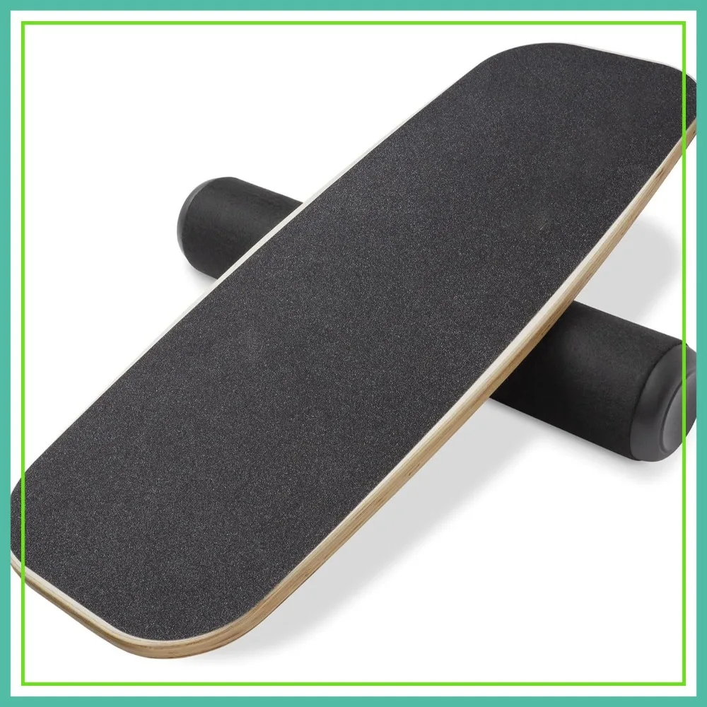 

Balance Board Surf Trainer with Adjustable Stoppers - 2 Distance Options, 300lbs Capacity