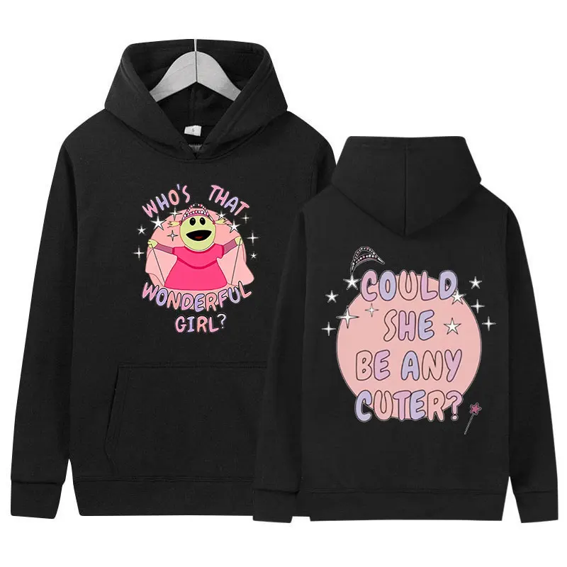 Hot 2023 Nanalan Who's That Wonderful Hoodie Men Women Kawaii Long Sleeve Pullover Sweatshirts Casual Clothing Oversized Hoodies