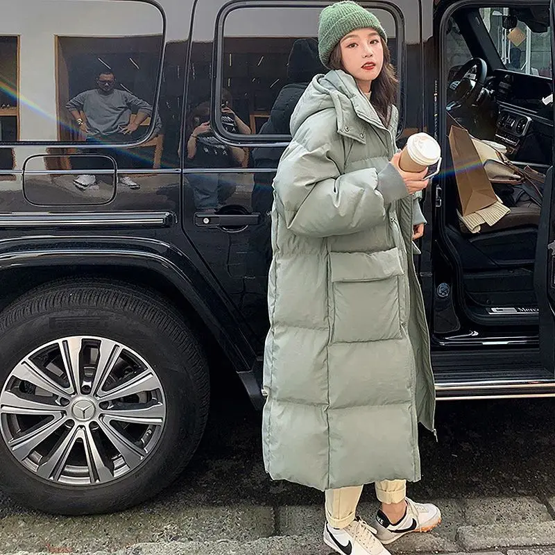 سترة شتوية أوروبية جديدة من القطن للنساء سترة قطنية كبيرة الحجم للتنقل #6