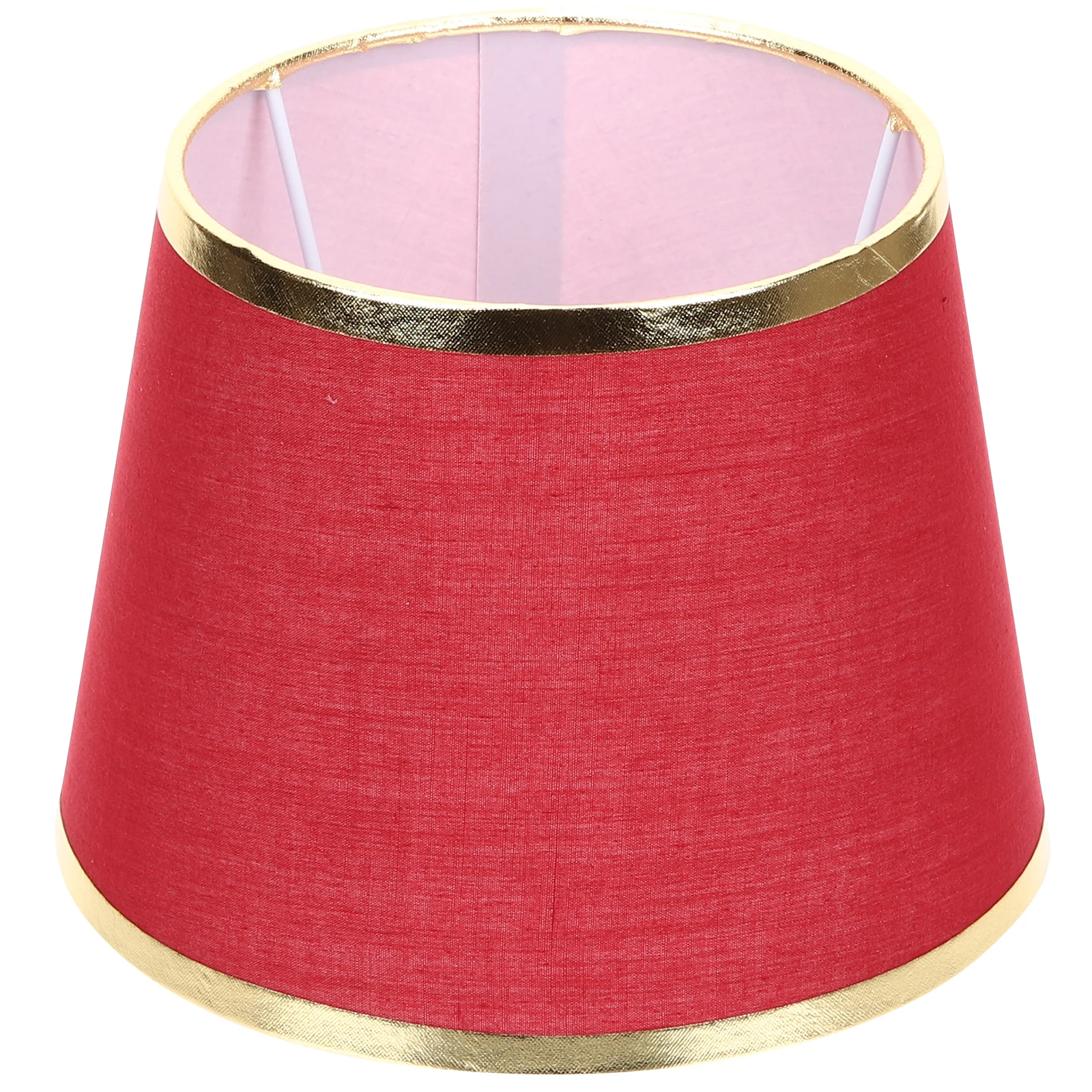 

E27 Lamp Shade 15x20x15cm Red Fabric Light Covers for Bedroom Living Room Hotel Decor H made Table Floor Lamps